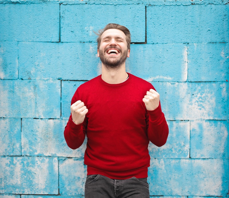 Mastering the First Impression: Your intriguing post title goes here joyful-man-blue-bricks-copy